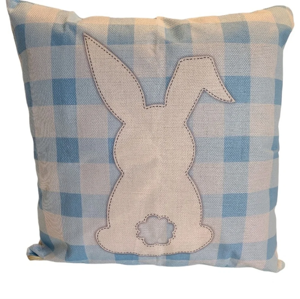 Easter Bunny Accent Pillowcase decor